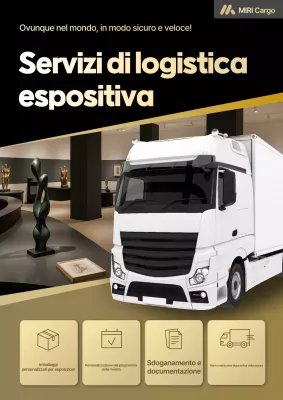 Pubblicità di Black Modern Car Logistics