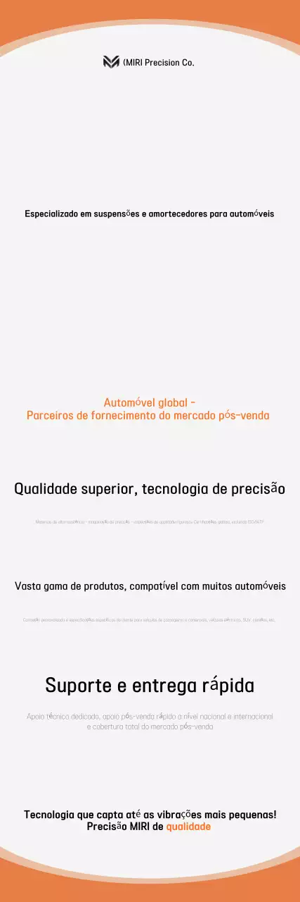 Anúncio de peças automotivas simples laranja
