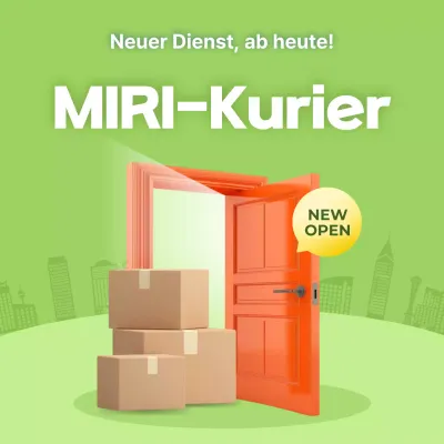 Aktion „Grüner moderner Lieferservice“