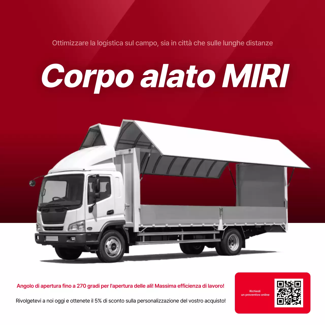 Pubblicità di Red Modern Logistics