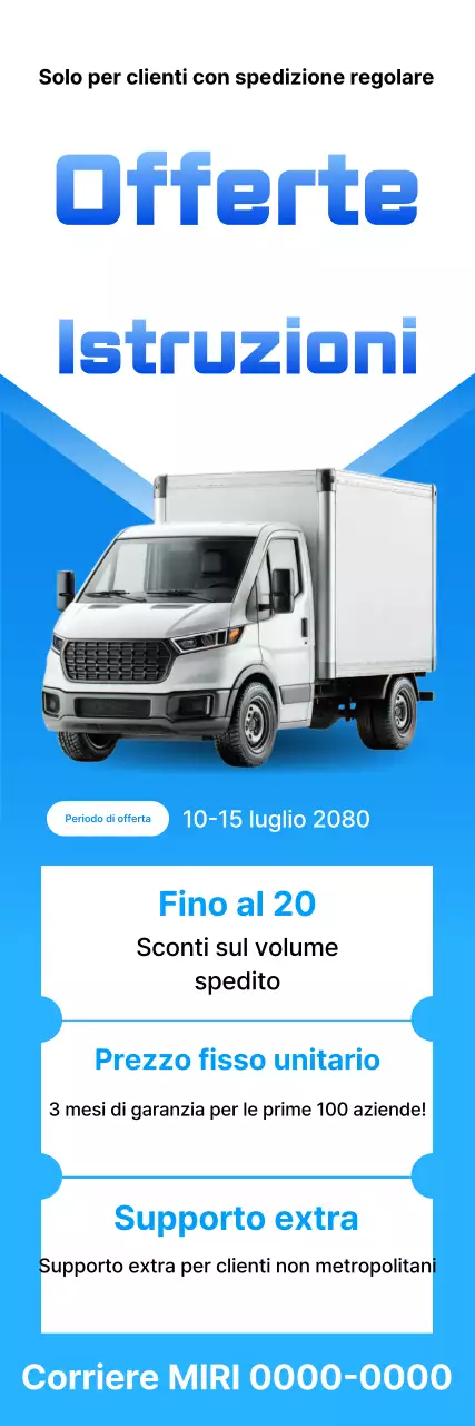 Evento informativo sulla consegna di Blue Modern