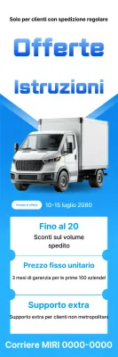 Evento informativo sulla consegna di Blue Modern