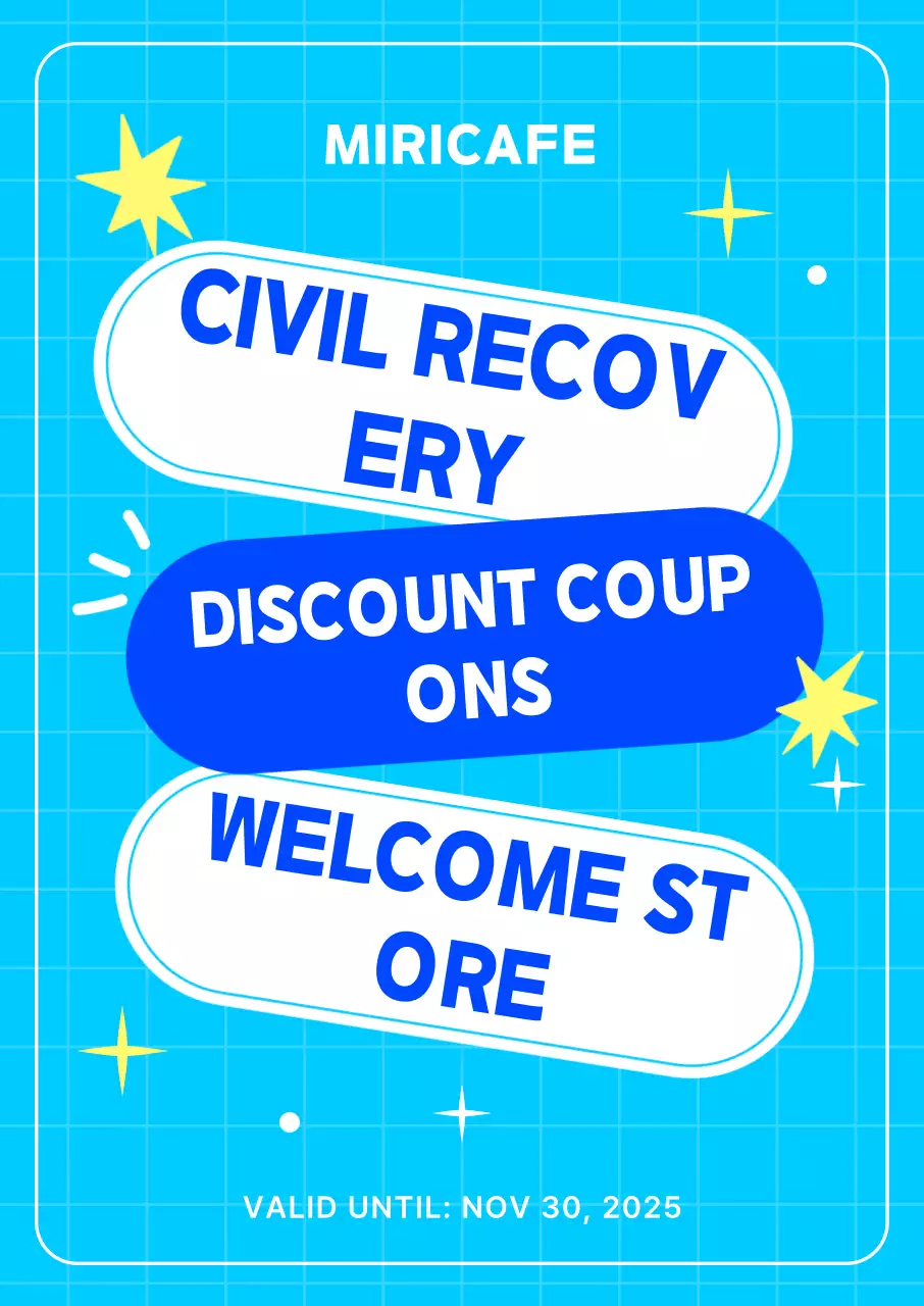 Sky Blue Pop Consumption Coupon