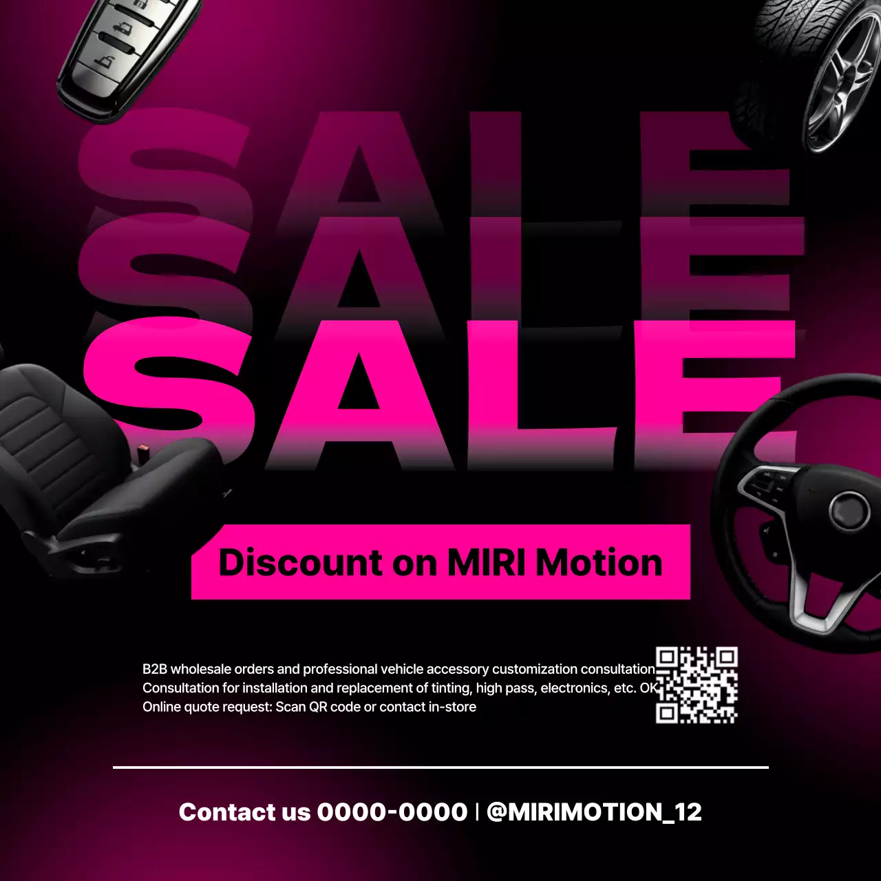 Bán xe hiện đại màu hồng nóng bỏng