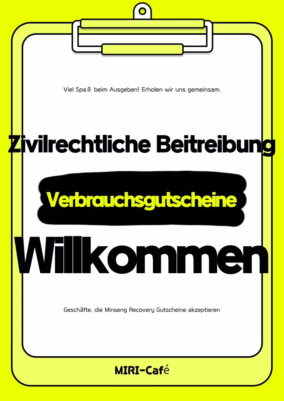 Neon Clean Verbraucher-Coupon-Werbung