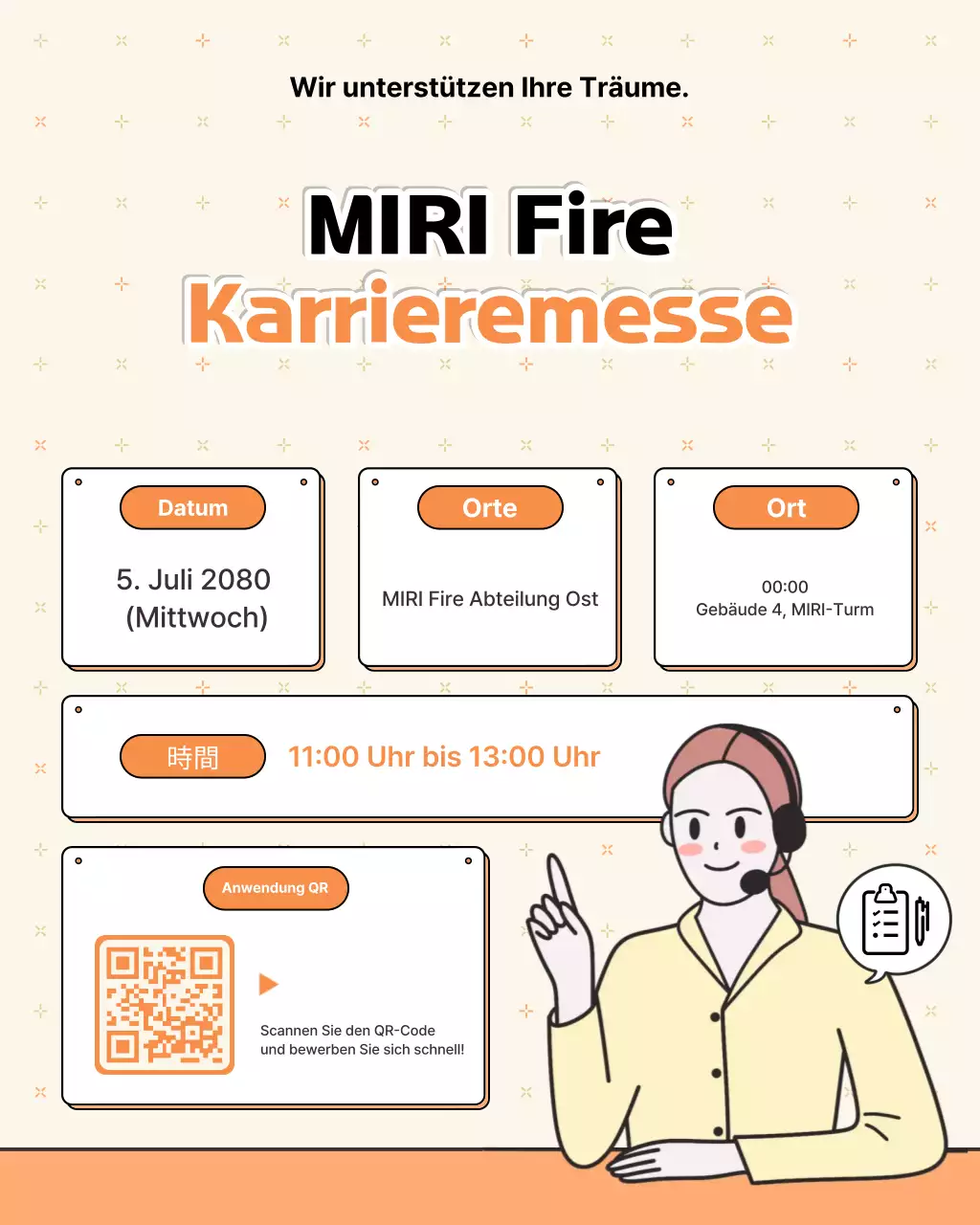 Stellenbeschreibung und Beförderung für Callcenter-Mitarbeiter von Orange Simple Insurance
