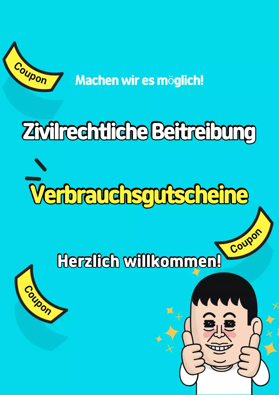 Sky Blue Kitsch Verbraucher-Coupon-Aktion