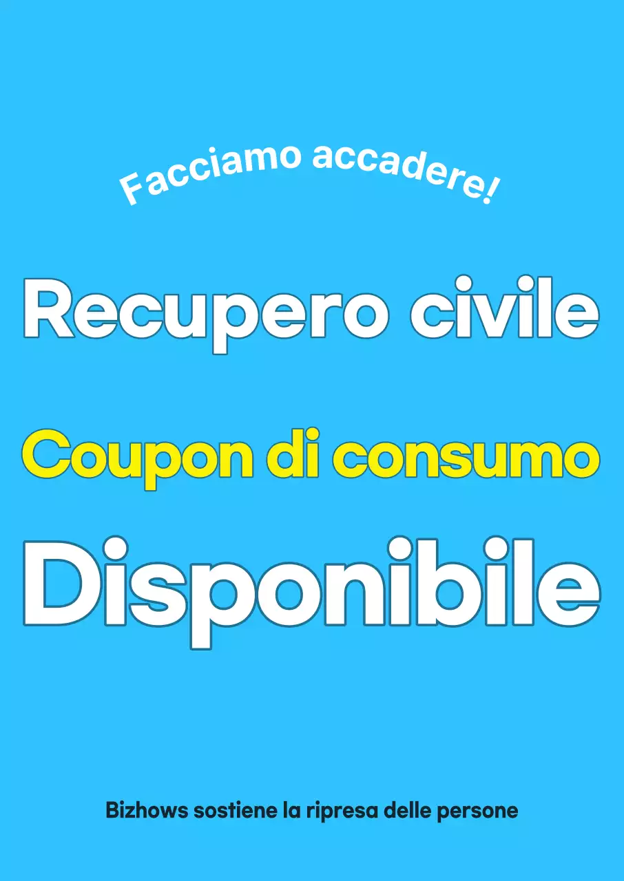Buono sconto per il consumo moderno di Sky Blue