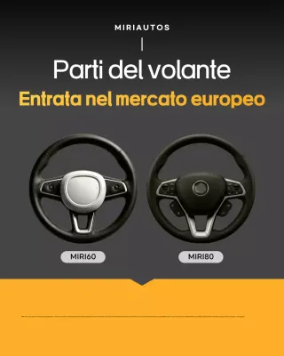 pubblicità di auto moderna nera