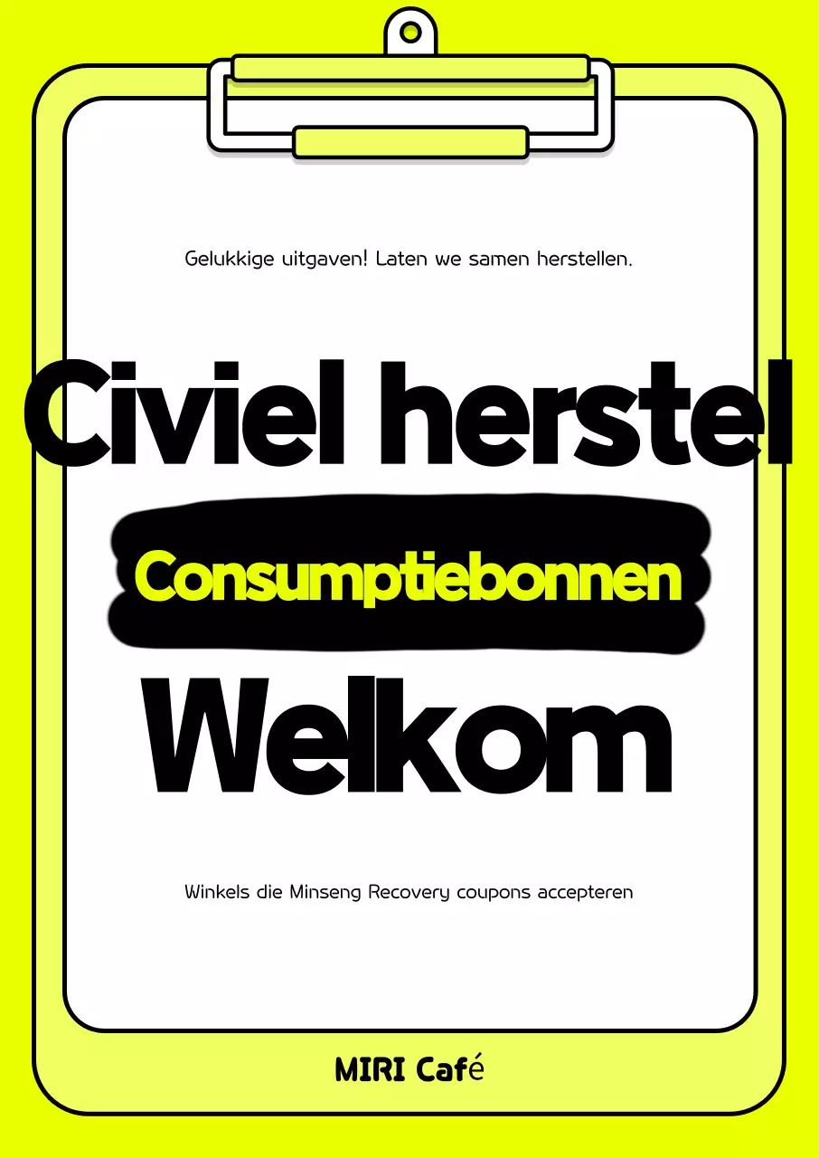 Neon Clean Consumentenkortingsbon Advertentie