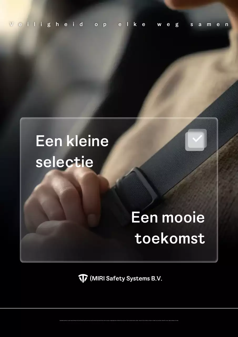 Zwarte Moderne Veiligheidscampagne