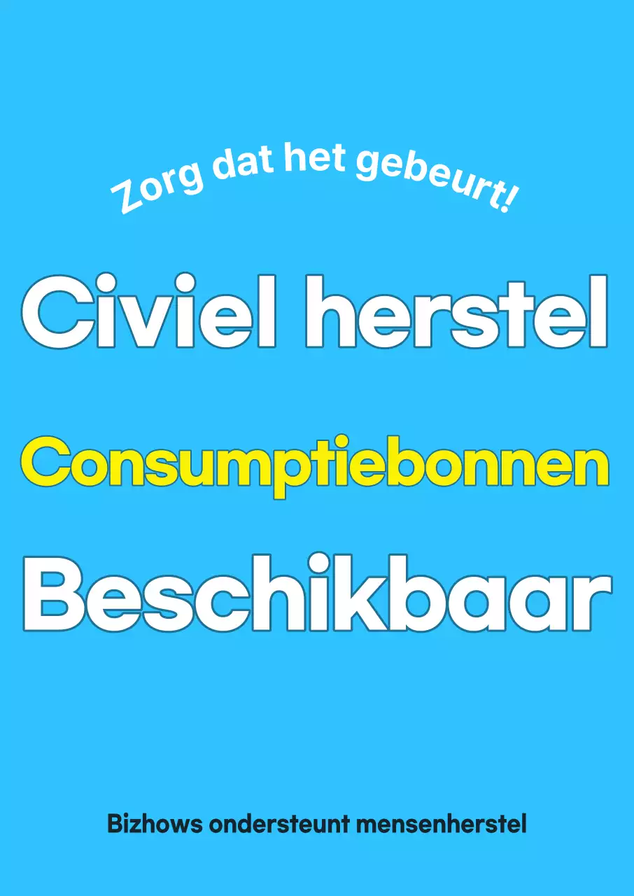 Sky Blue Modern Consumptie Coupon Promotie