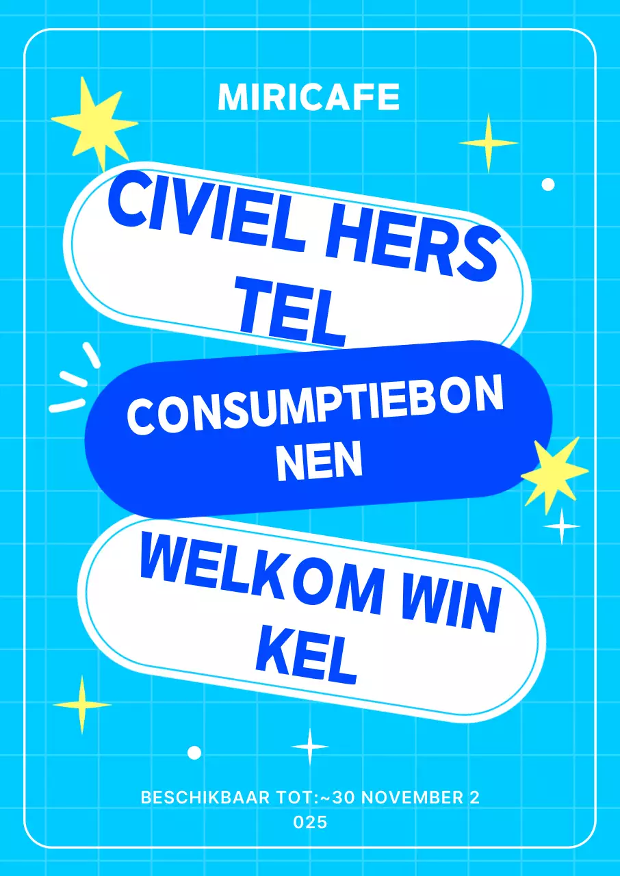 Sky Blue Pop Consumptie Coupon