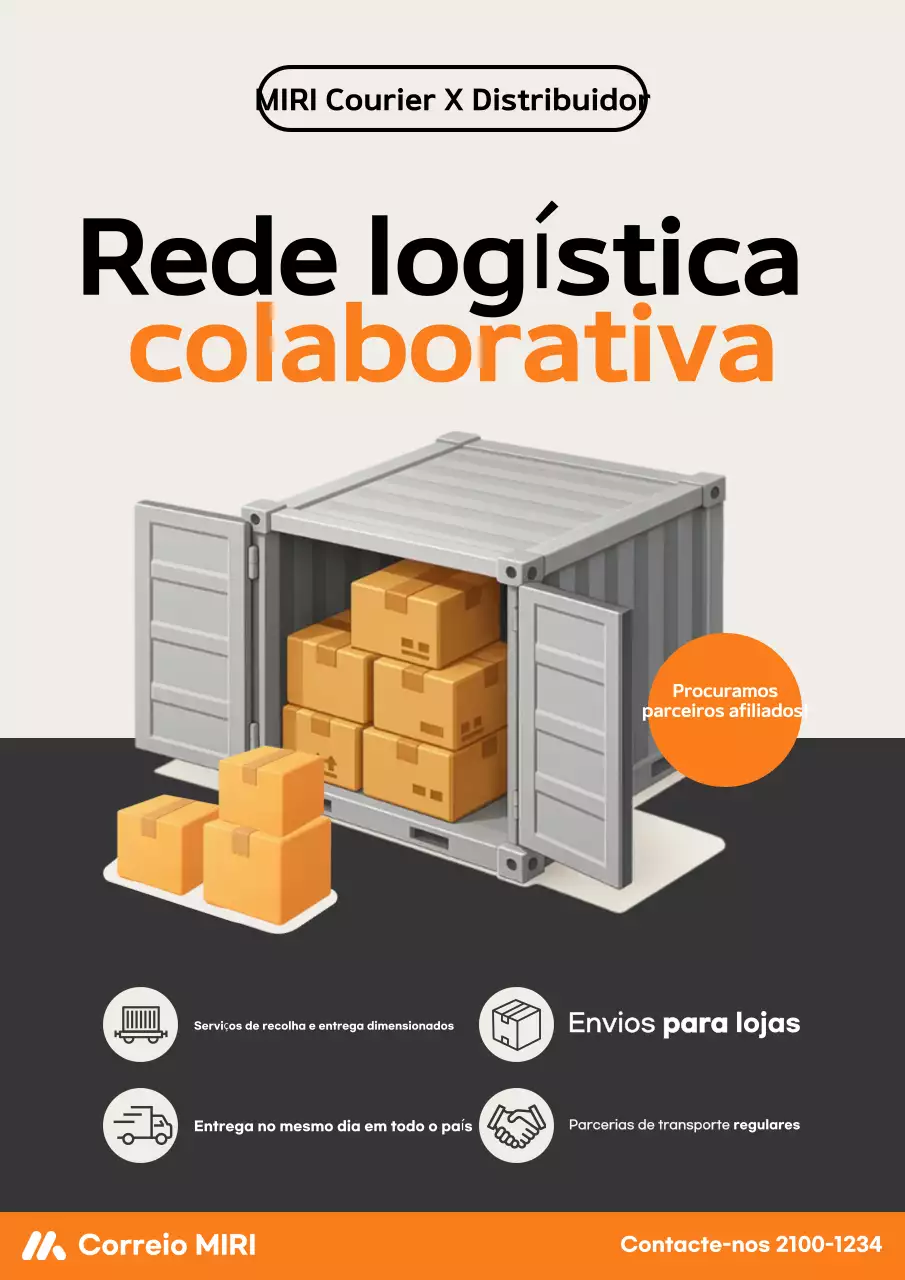 Recrutamento de Logística Moderna Orange