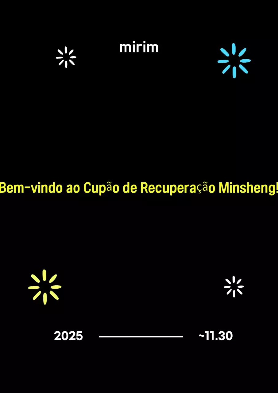 Cupom de Consumidor Moderno Preto
