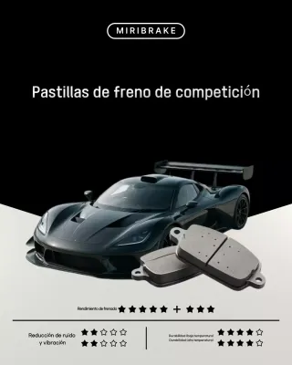 Anuncio de coche moderno negro