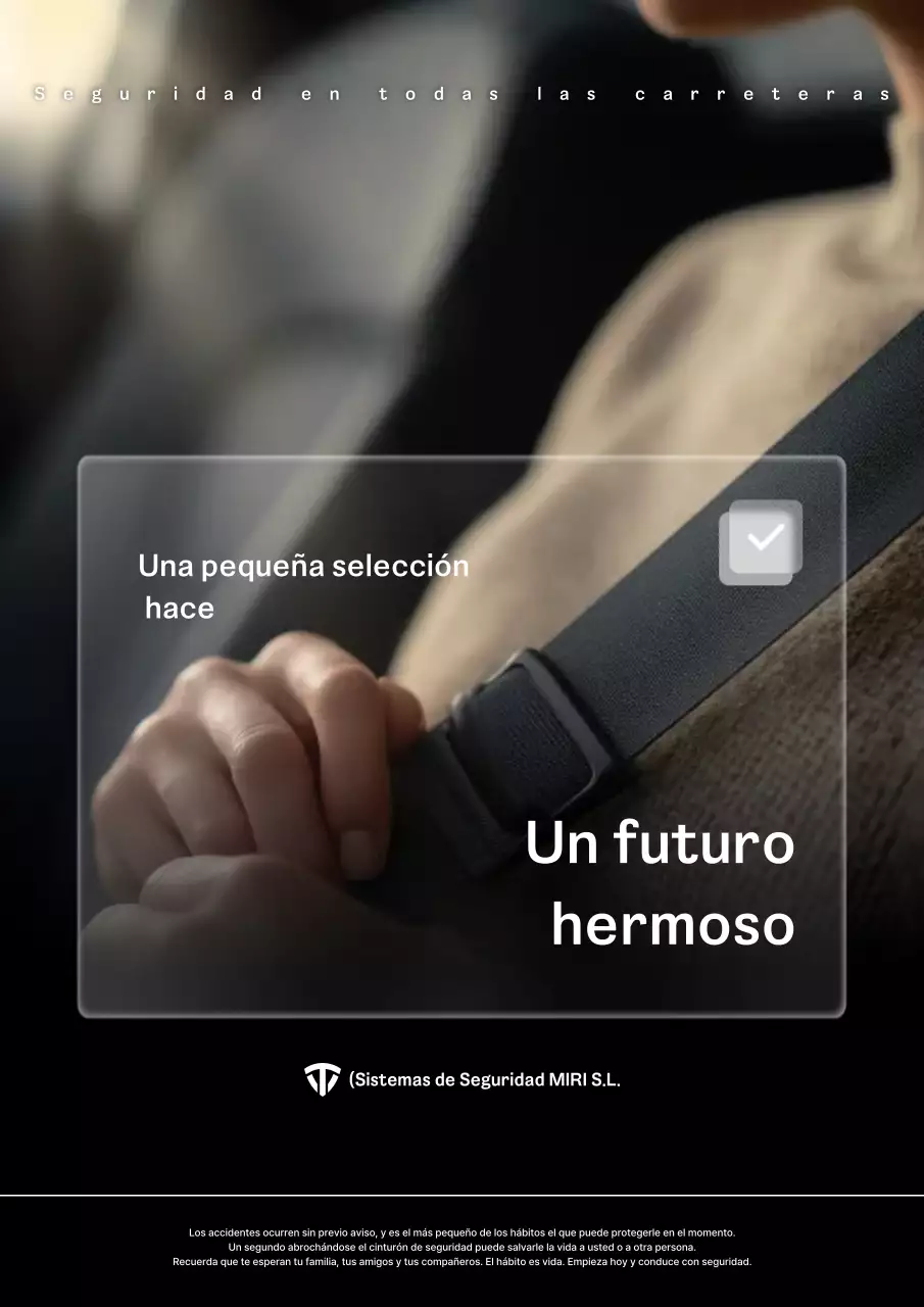 Campaña de seguridad moderna para negros