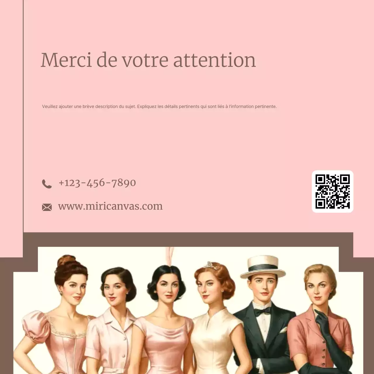 Carrousel de guides historiques vintage rose