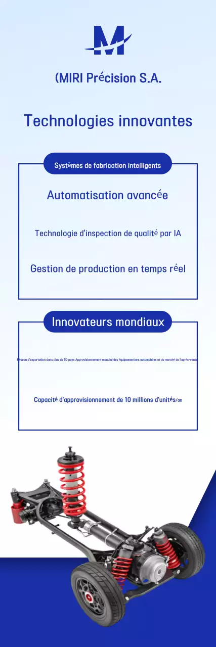 Promotion de la fabrication moderne bleue