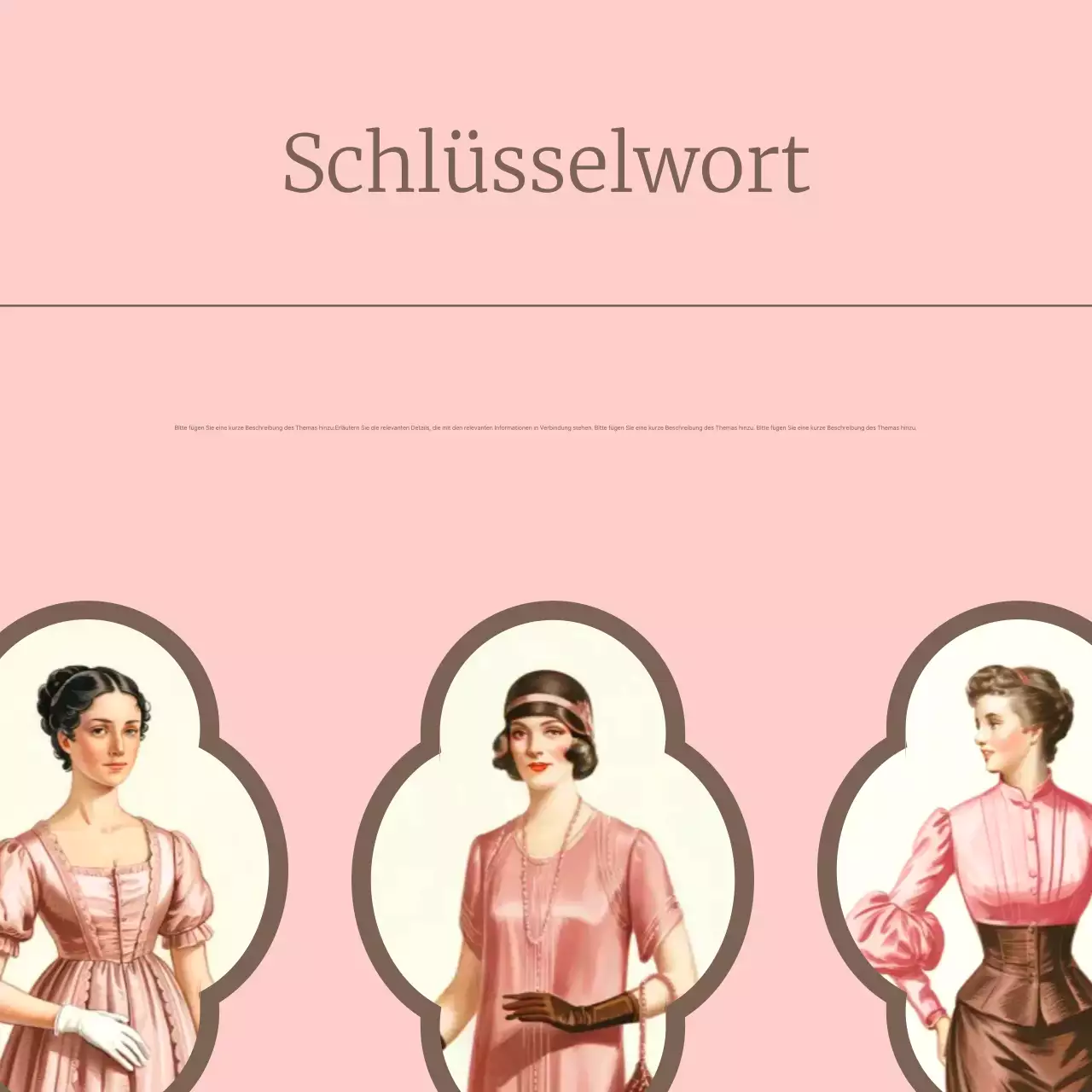 Rosa Vintage Historisches Führerkarussell