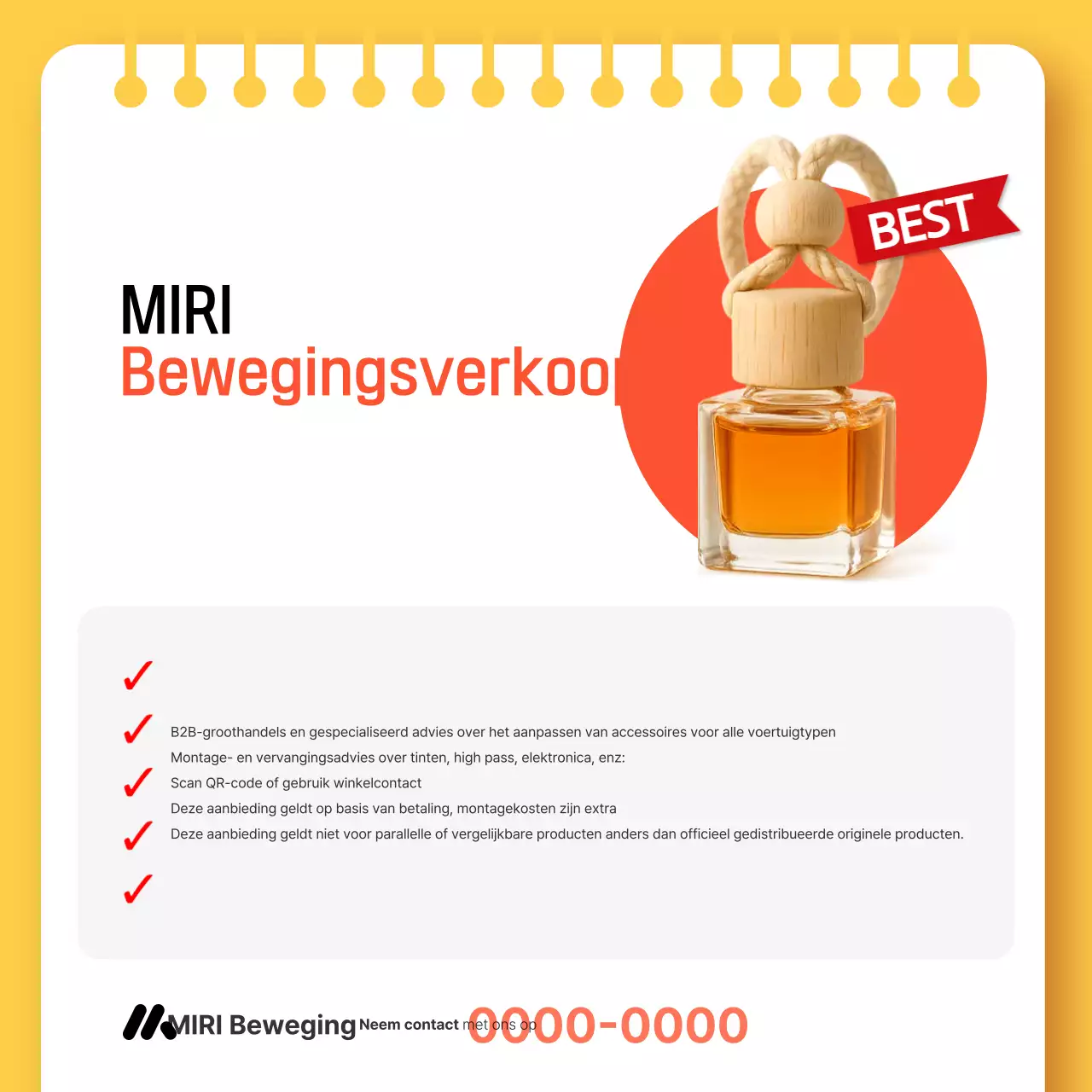 Gele moderne auto-accessoires in de uitverkoop