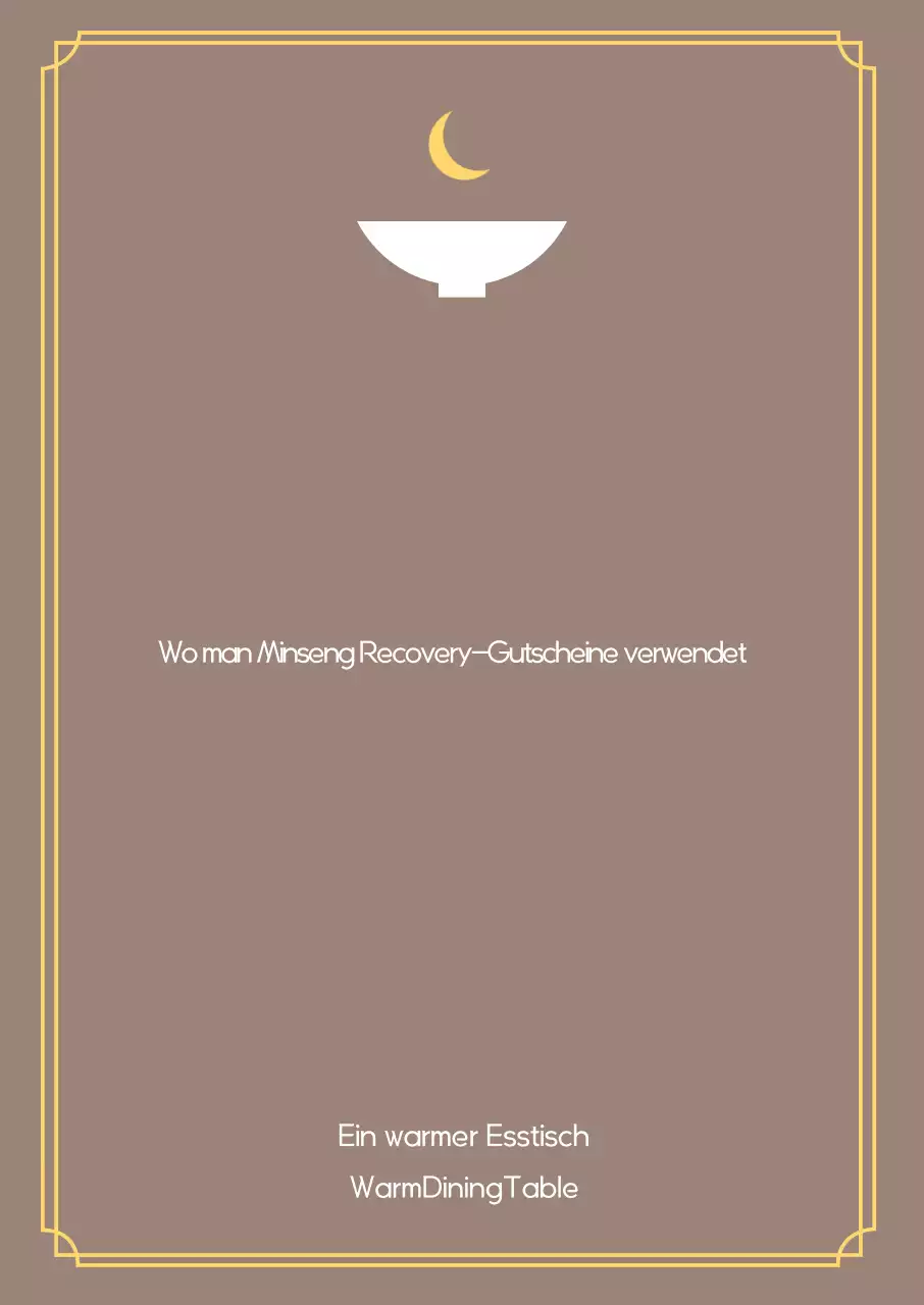 Brown Simple Consumption Coupon-Benutzerhandbuch