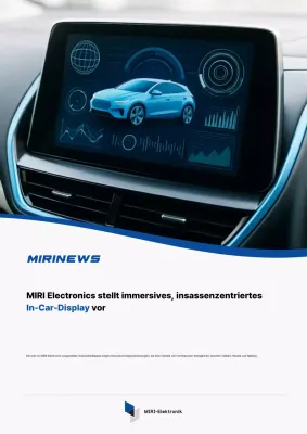 Blaue moderne Autotechnologie-Werbung