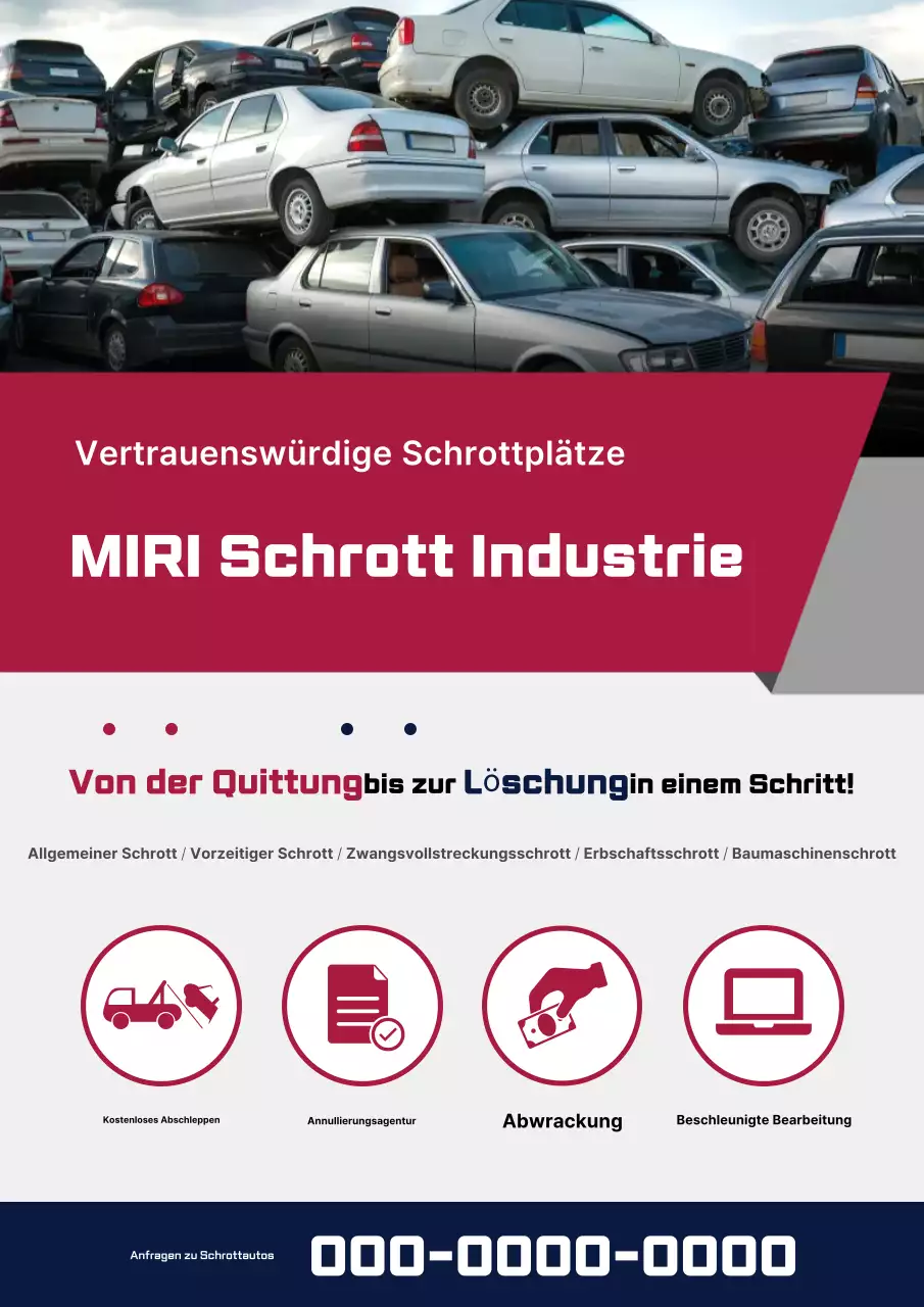 Anleitung für das Scrapbook eines roten modernen Autos