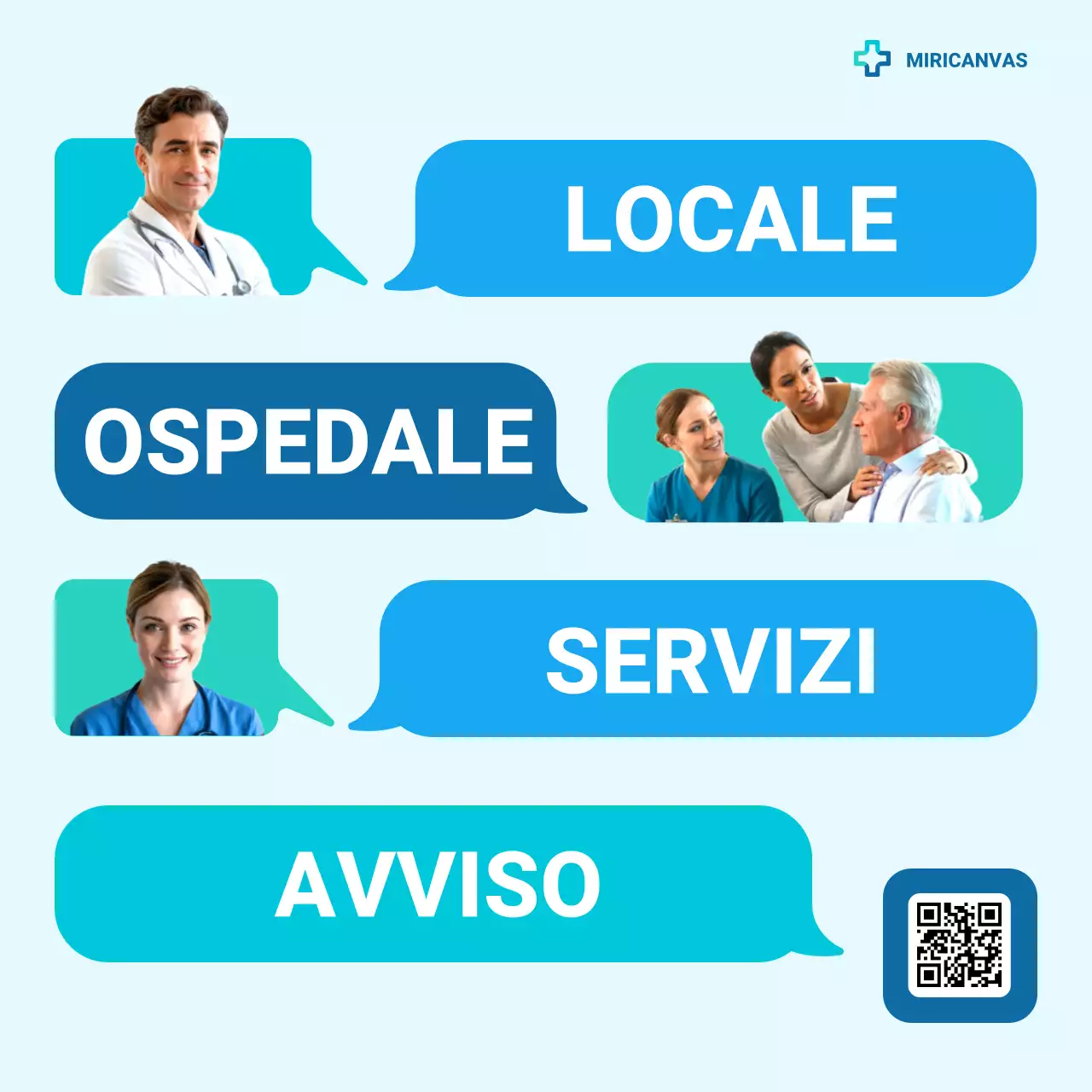 Carosello di annunci Blue Modern Healthcare