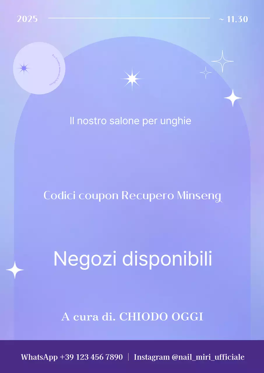 Coupon promozionale per i consumatori del negozio di unghie Yeonbora Modern