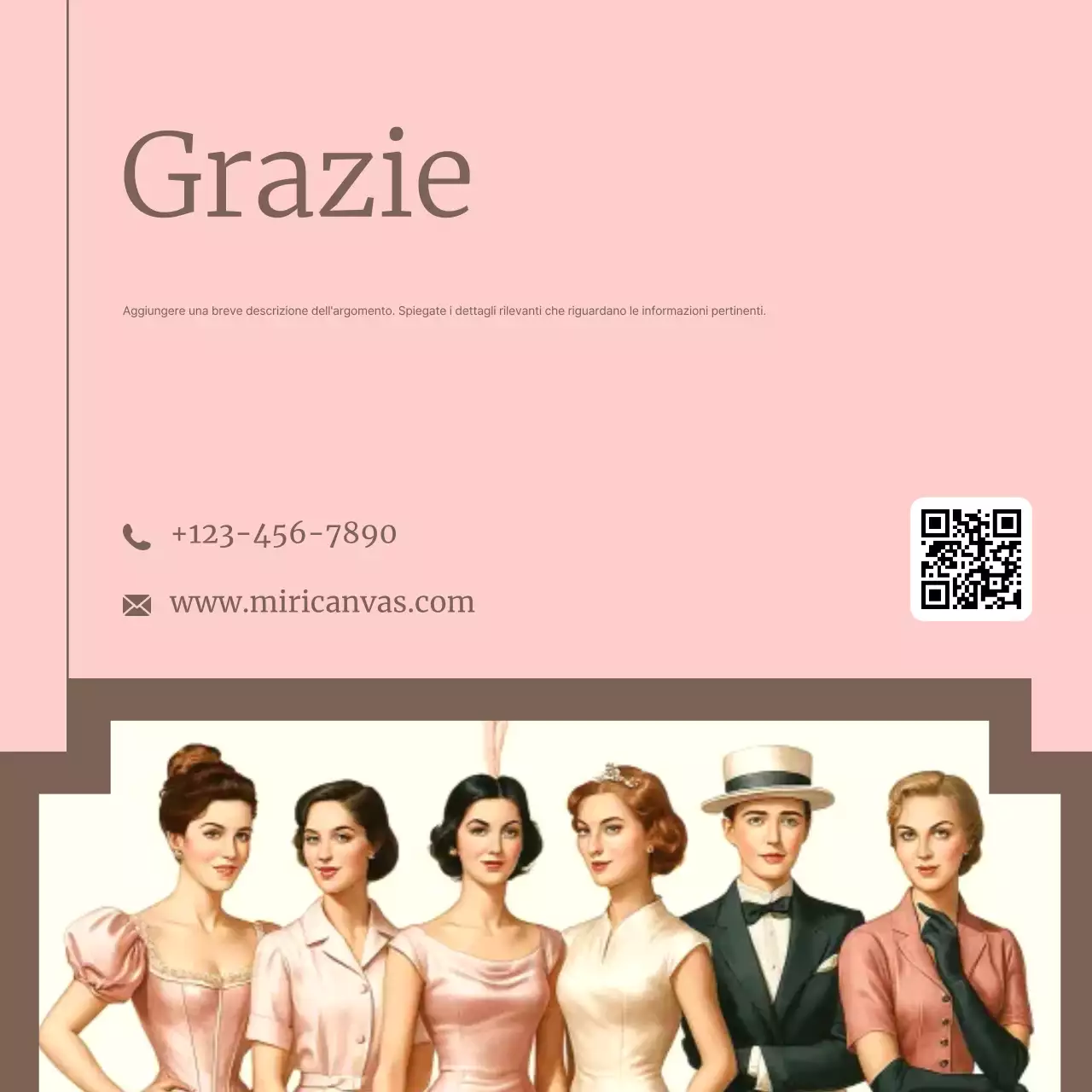 Carosello guida storica vintage rosa