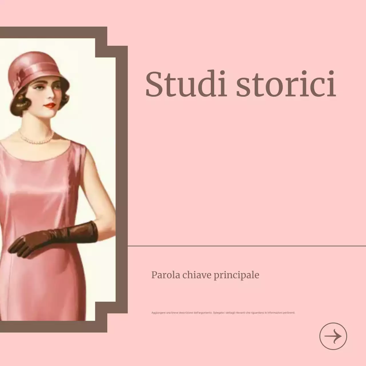 Carosello guida storica vintage rosa