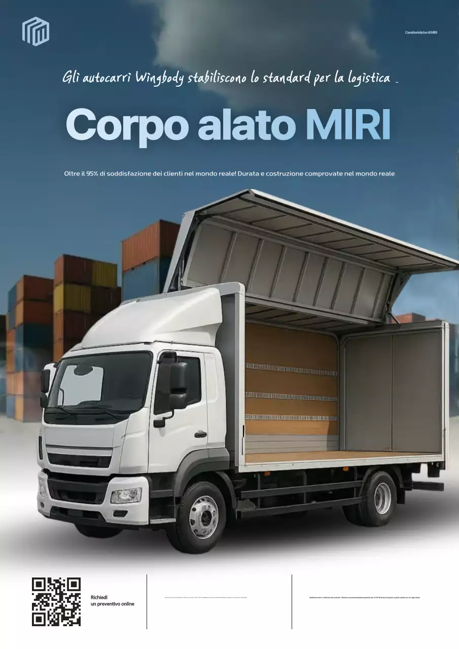 Pubblicità di Gray Modern Logistics