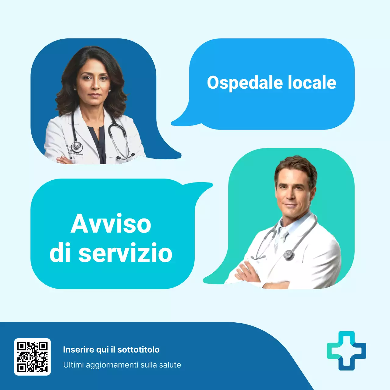 Carosello di annunci Blue Modern Healthcare