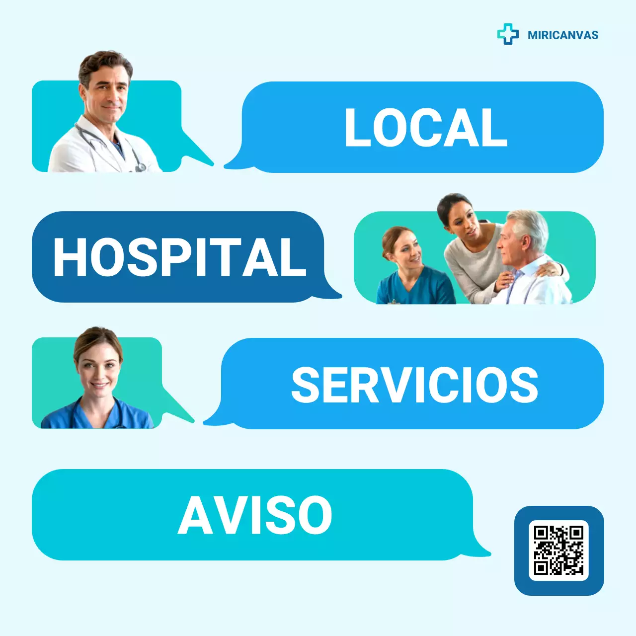 Carrusel de anuncios de Blue Modern Healthcare