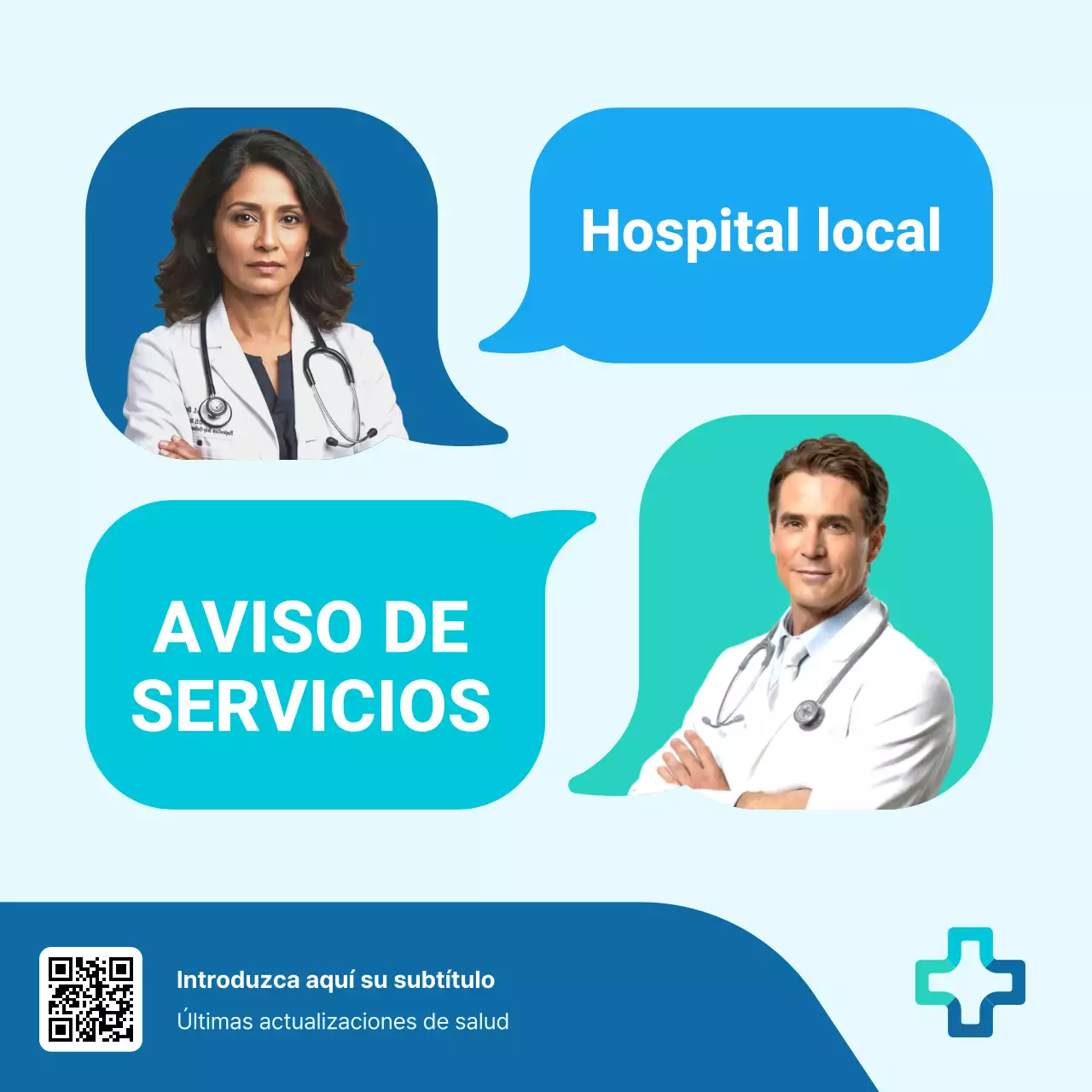 Carrusel de anuncios de Blue Modern Healthcare