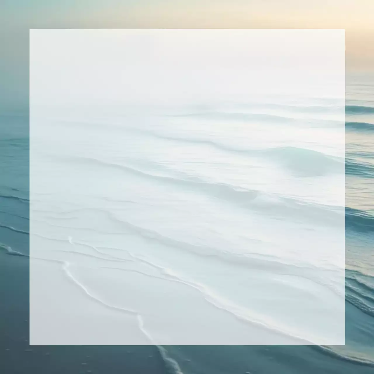 하늘색 미니멀 자연 포토프레임