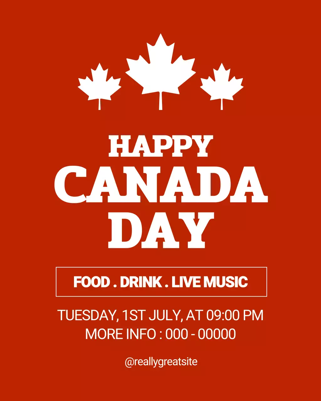 캐나다 레드 앤 화이트 데이 축하 행사
