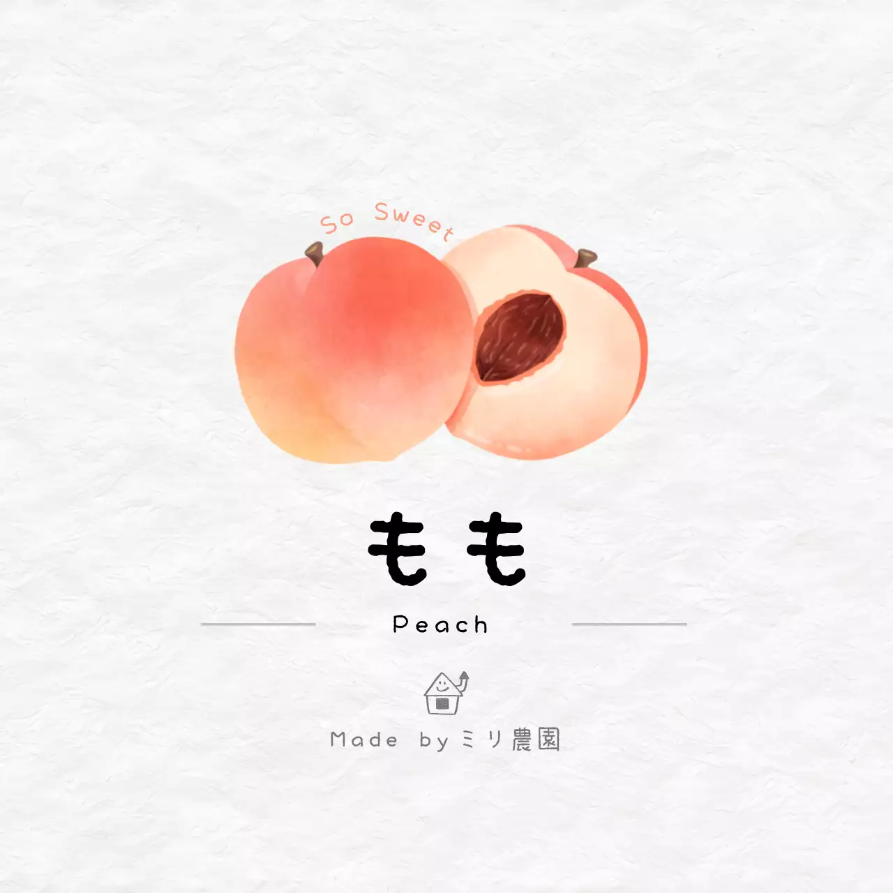 赤 シンプル フルーツ ラベル シリーズフルーツシンプル