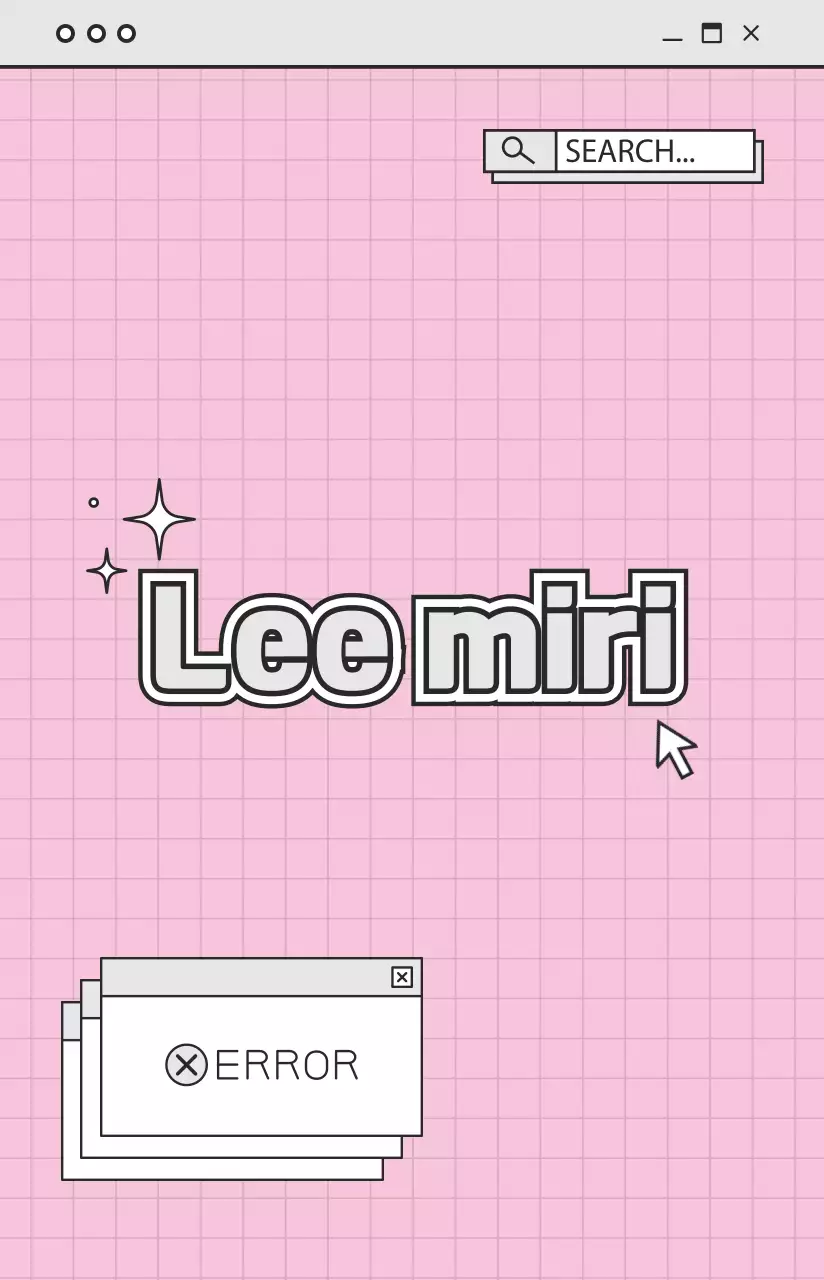 핑크 레트로 디지털 다꾸