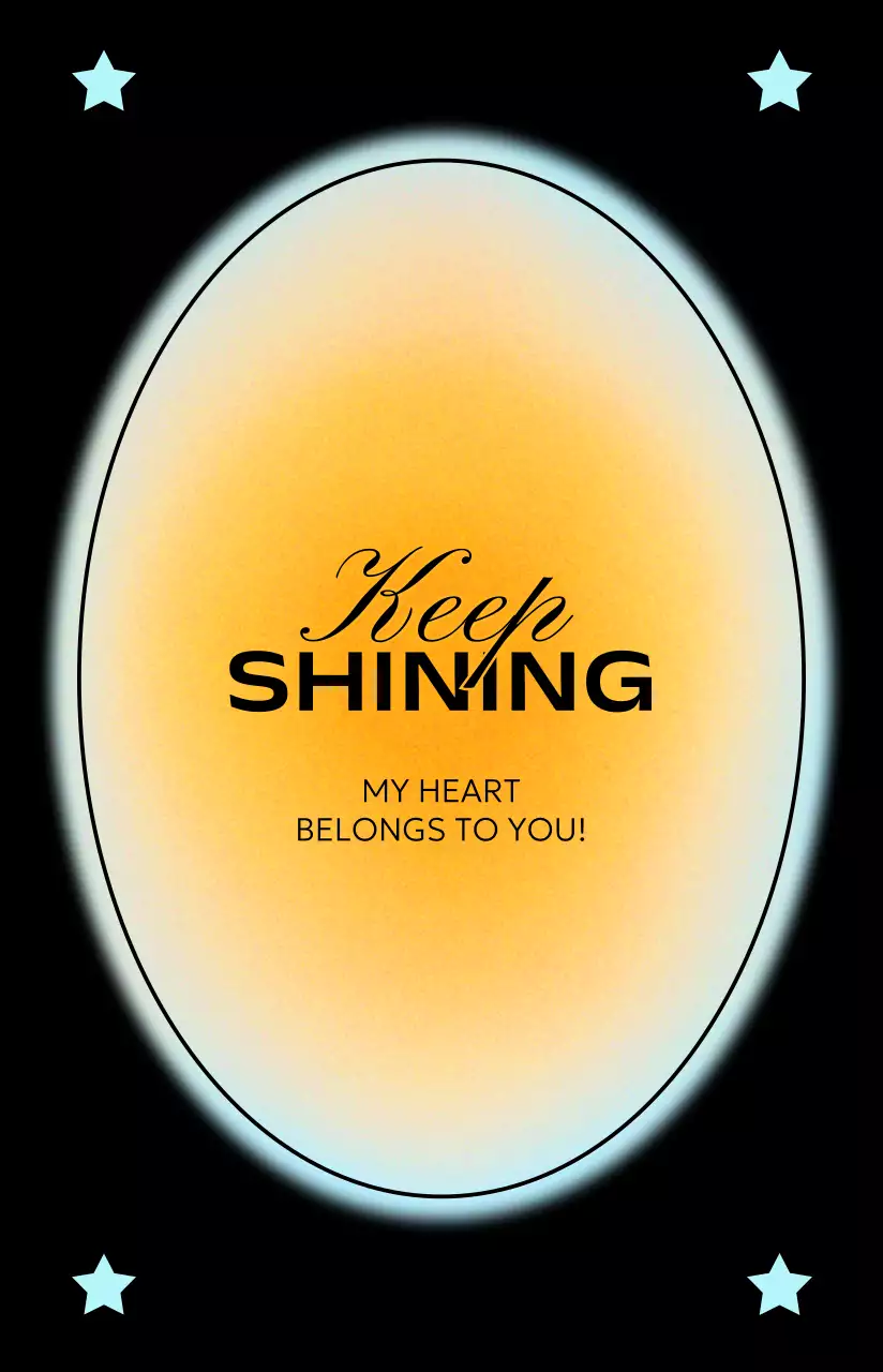 검정 심플 아이돌 포토카드