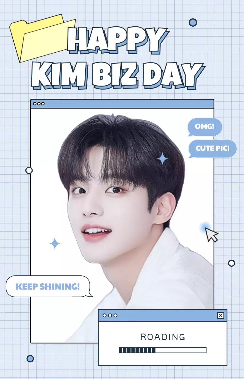 파랑 팝 아이돌 포토카드