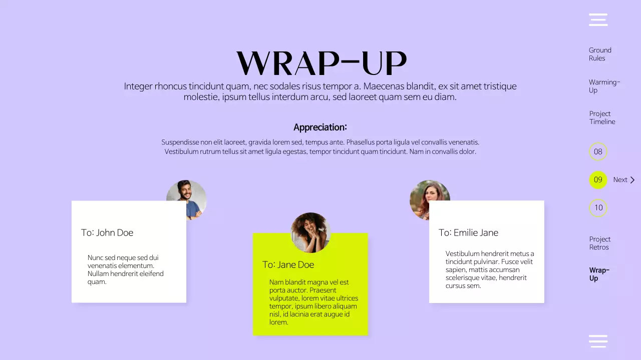 White Modern Team Guide Presentation