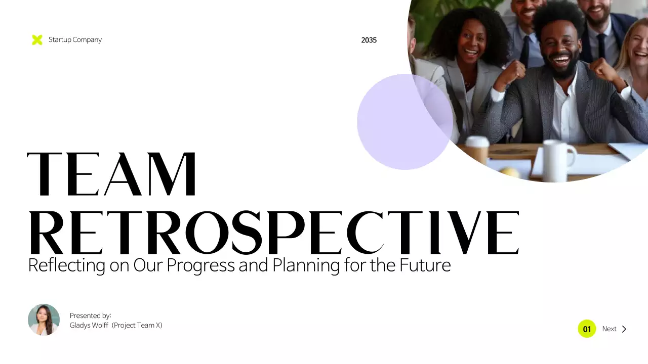 White Modern Team Guide Presentation