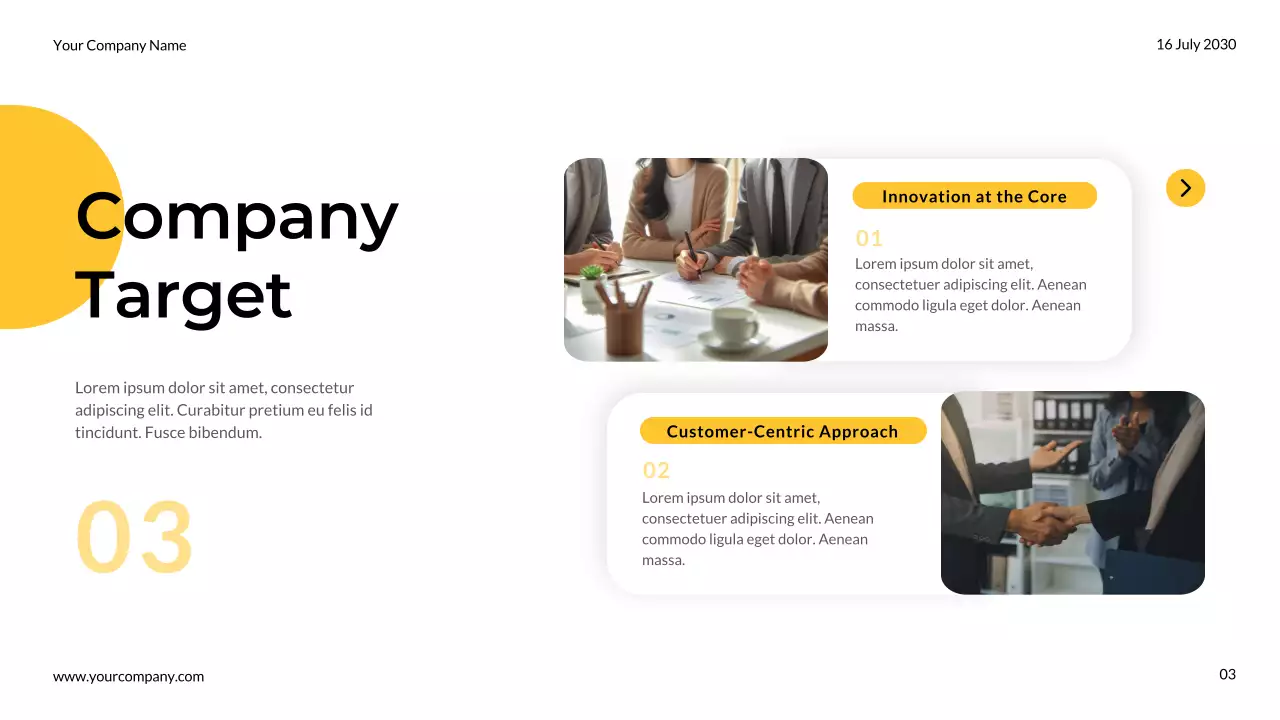 Yellow Modern Marketing Presentation