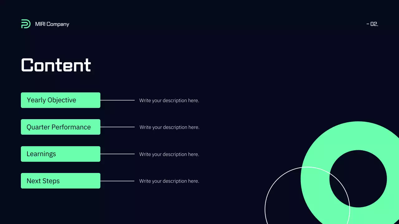 Black Modern Business Report Presentation