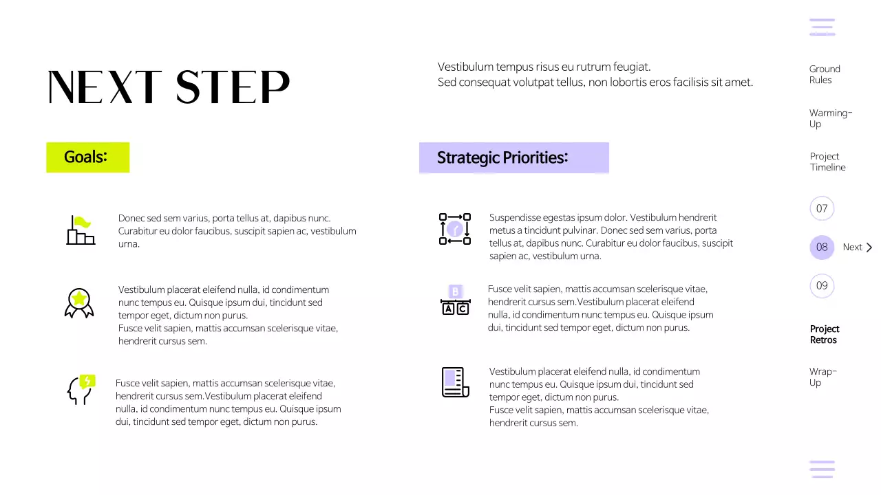 White Modern Team Guide Presentation