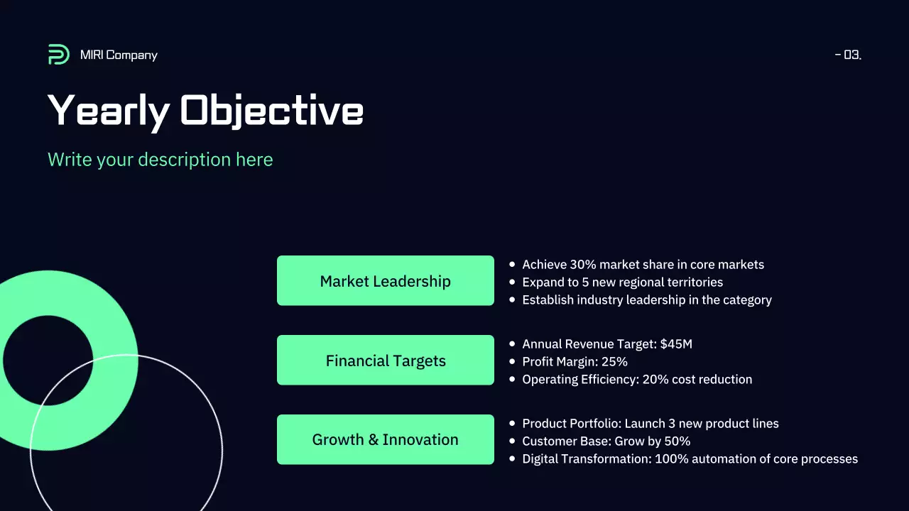 Black Modern Business Report Presentation