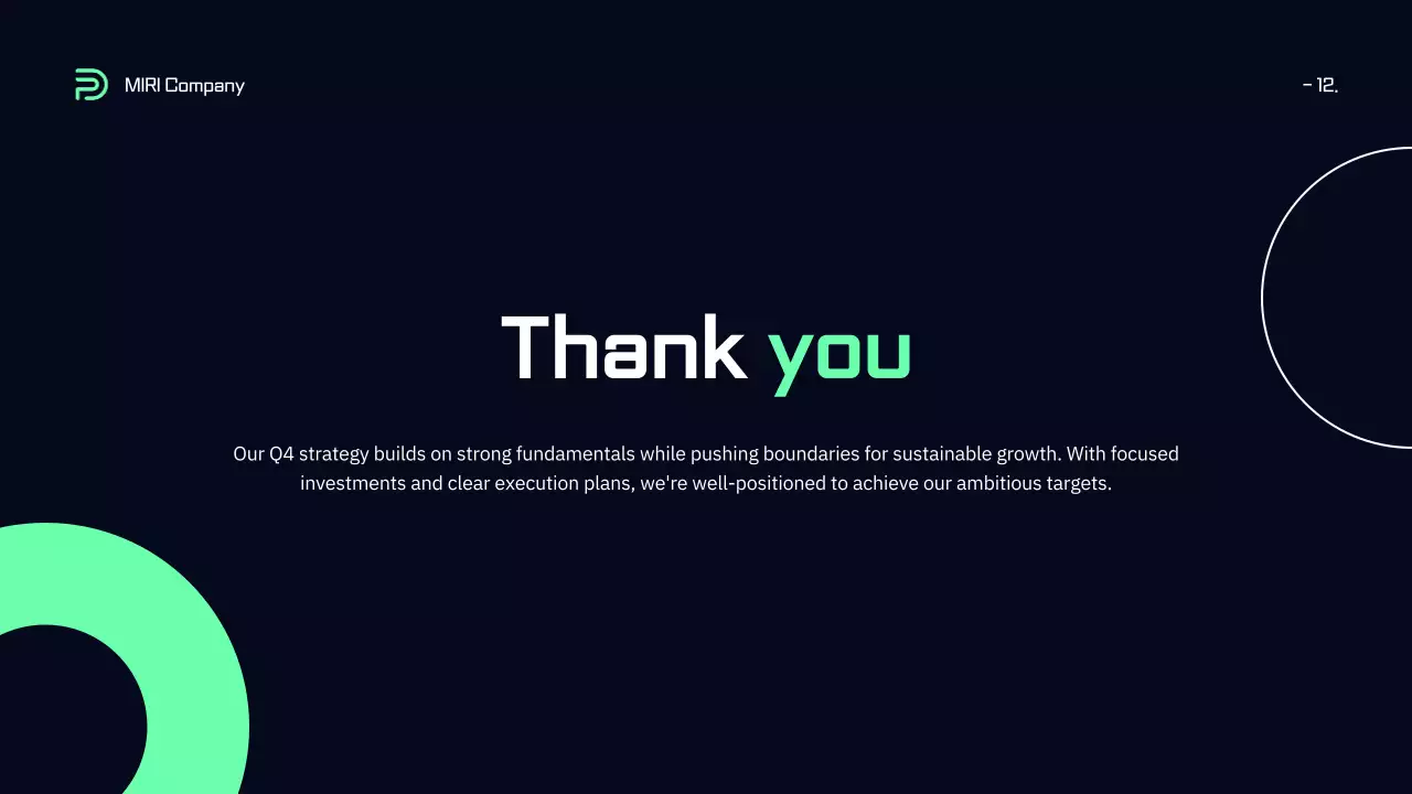 Black Modern Business Report Presentation