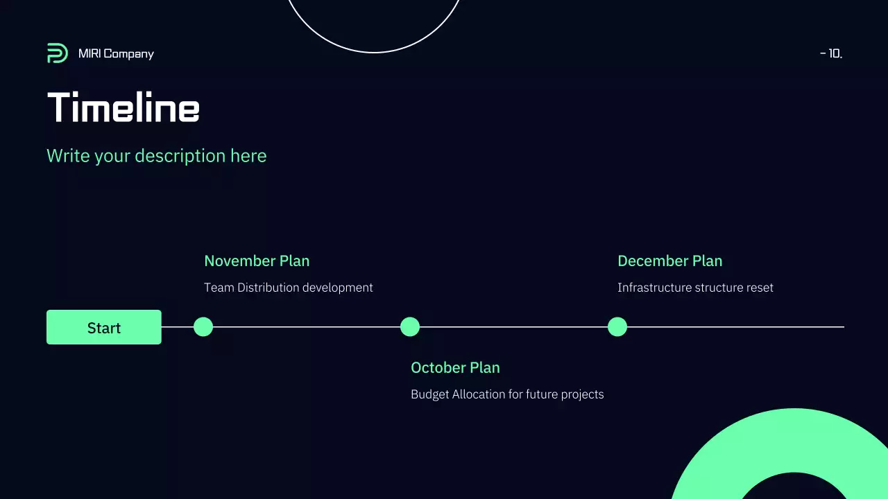 Black Modern Business Report Presentation